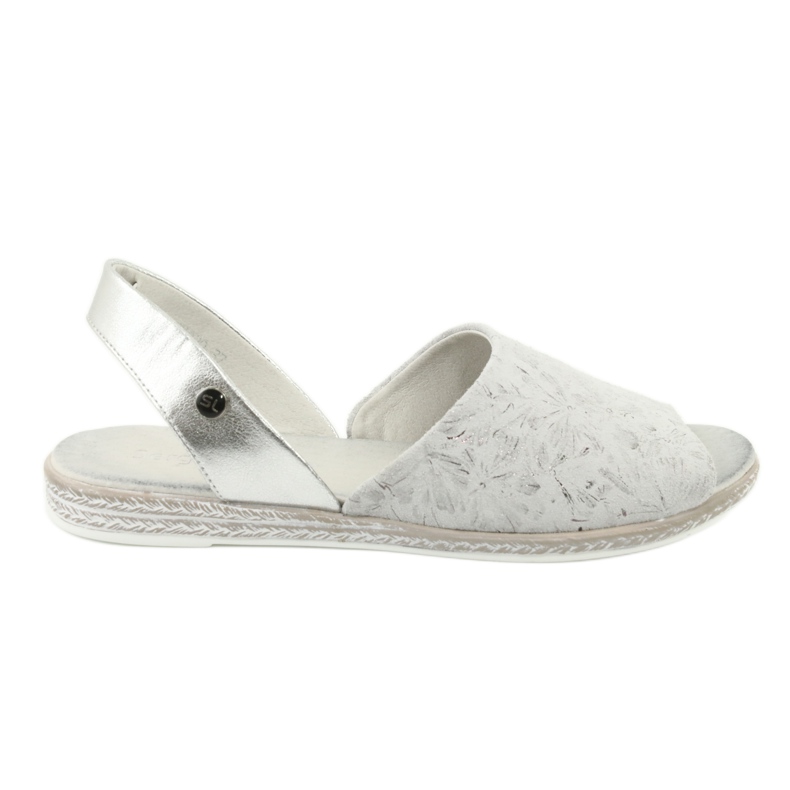 Női szandál szürke / ezüst Sergio Leone SK030