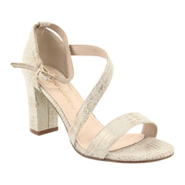 Gladiátor szandál Sergio Leone SK870 bézs aranysárga Gladiátor szandál Sergio Leone SK870 bézs aranysárga