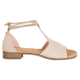 Kötve VINCEZA szandál barna