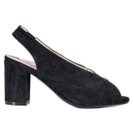 Elegáns cipő a poszton VINCEZA fekete