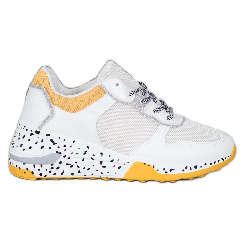 SHELOVET Hálós cipők fehér