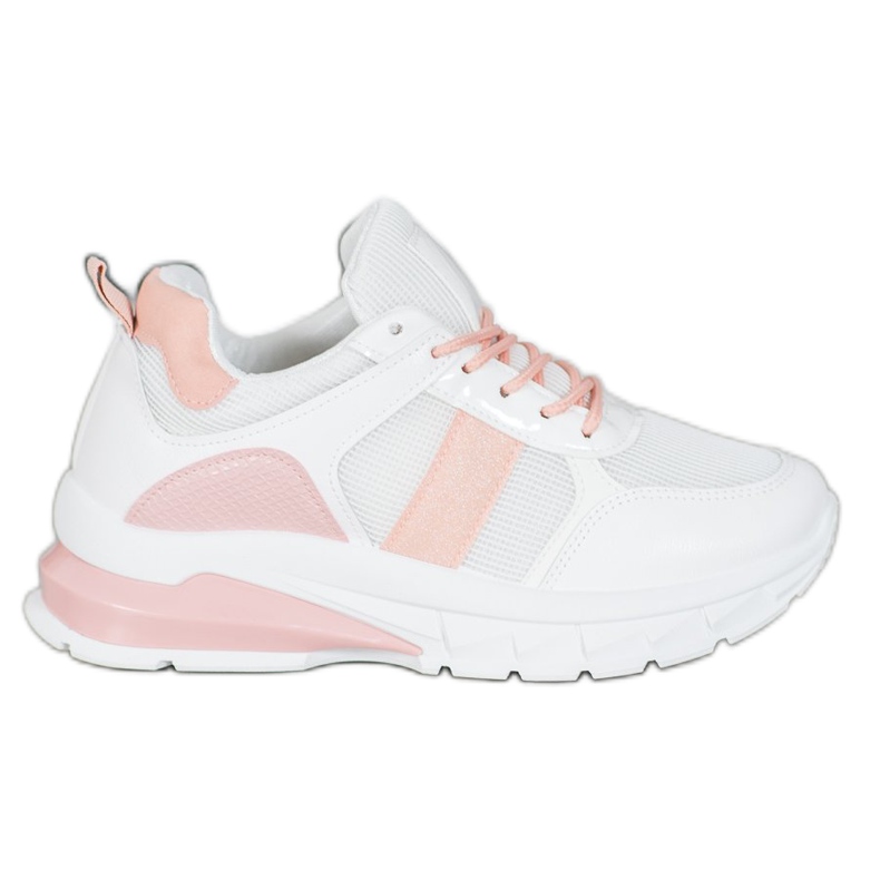 SHELOVET Stílusos hálócipő fehér