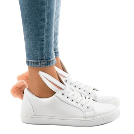 Fehér cipők nyuszik R110