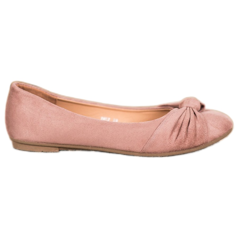 Clowse Kényelmes velúr balerinák rózsaszín Clowse Kényelmes velúr balerinák rózsaszín