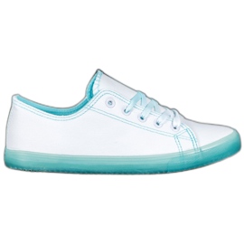 SHELOVET Cipők Kék talppal fehér
