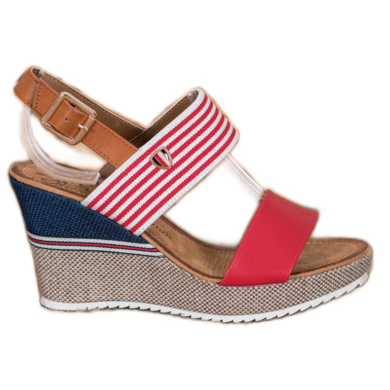 Goodin Wedge szandál piros