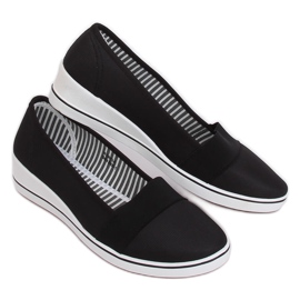 Fekete ékű balerinák S81B001 Fekete