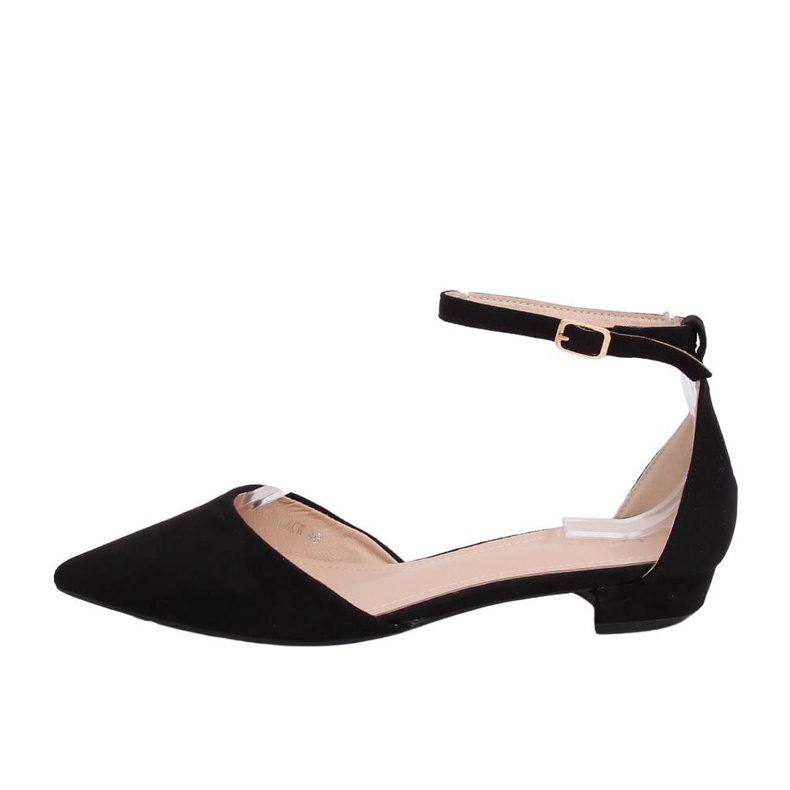 Fekete MM-795 Fekete színű balerinák