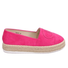 Fukszia espadrilles T341P Fushia rózsaszín Fukszia espadrilles T341P Fushia rózsaszín