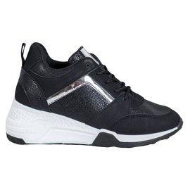 SHELOVET Wedge Cipők fekete