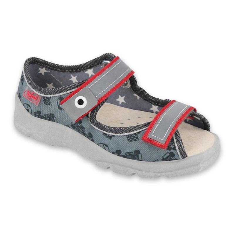 Befado gyermekcipő 869X141 piros szürke Befado gyermekcipő 869X141 piros szürke