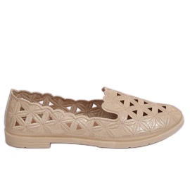 Arany áttört balerinák JX79P Gold aranysárga Arany áttört balerinák JX79P Gold aranysárga