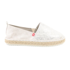 Big Star Nagy csillag espadrilles 274A514 ezüst szürke Big Star Nagy csillag espadrilles 274A514 ezüst szürke