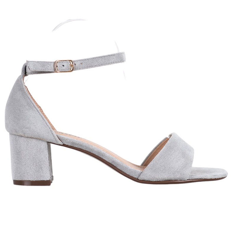 Seastar Kényelmes magas sarkú szandál szürke