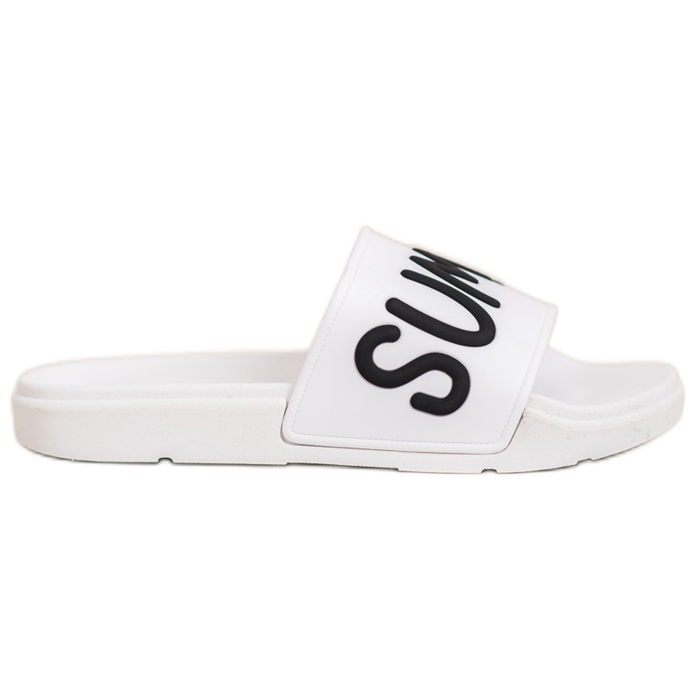 SHELOVET Gumi papucs fehér