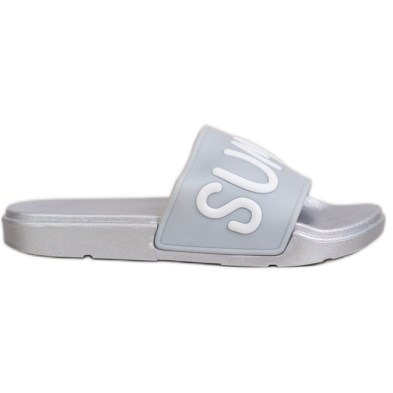 SHELOVET Gumi papucs szürke