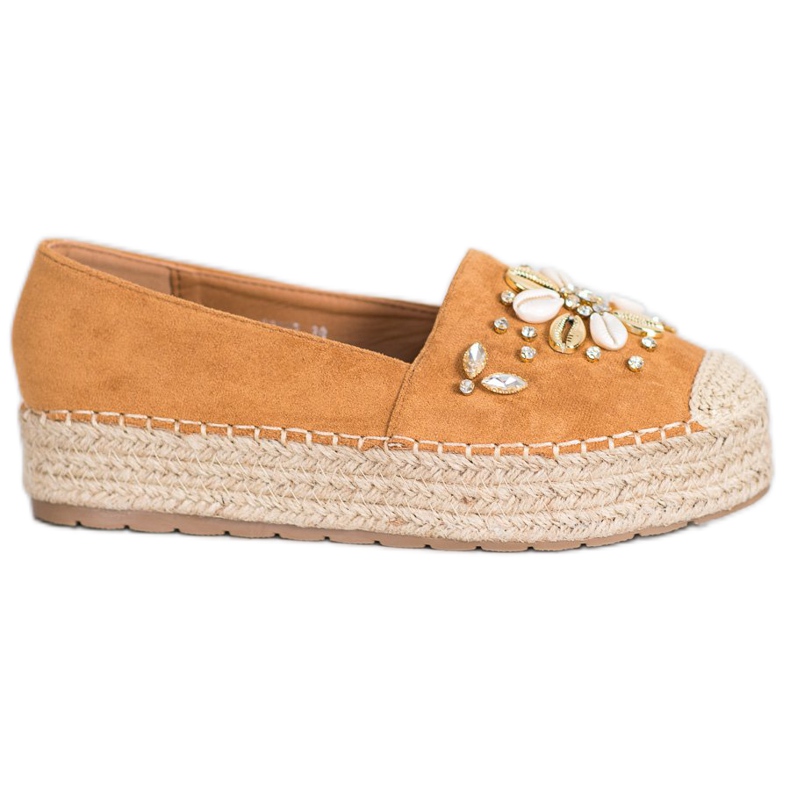 Seastar Espadrilles Díszekkel barna Seastar Espadrilles Díszekkel barna