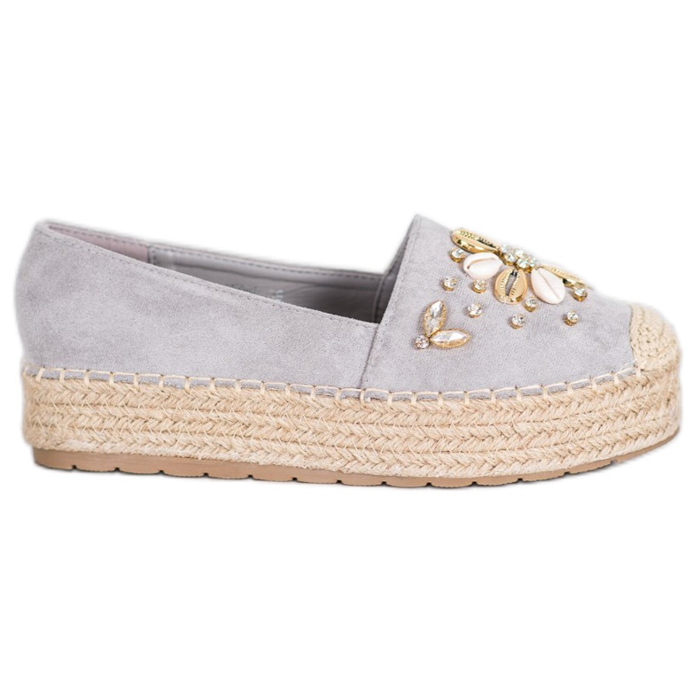 Seastar Espadrilles Díszekkel szürke
