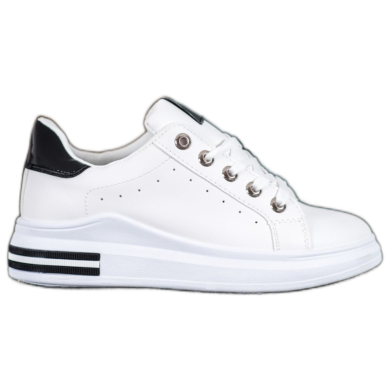 SHELOVET Divatos sportcipő fehér