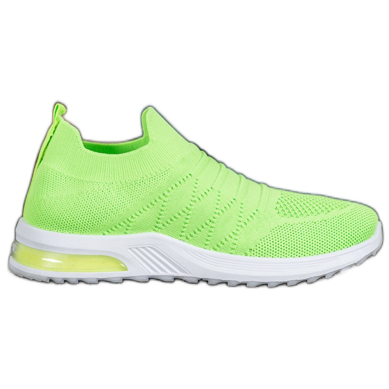 Diamantique Zöld csúszós cipő