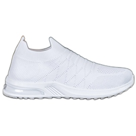 Diamantique Fehér csúszós cipő