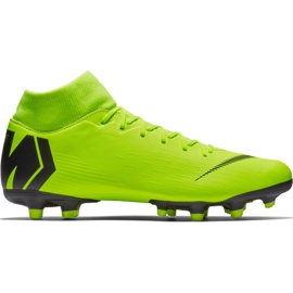 Nike Mercurial Superfly 6 Academy FG / MG M AH7362 701 futballcipő sötétkék zöld