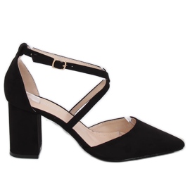 Szivattyú magassarkú fekete Fekete D85-5 Fekete Szivattyú magassarkú fekete Fekete D85-5 Fekete