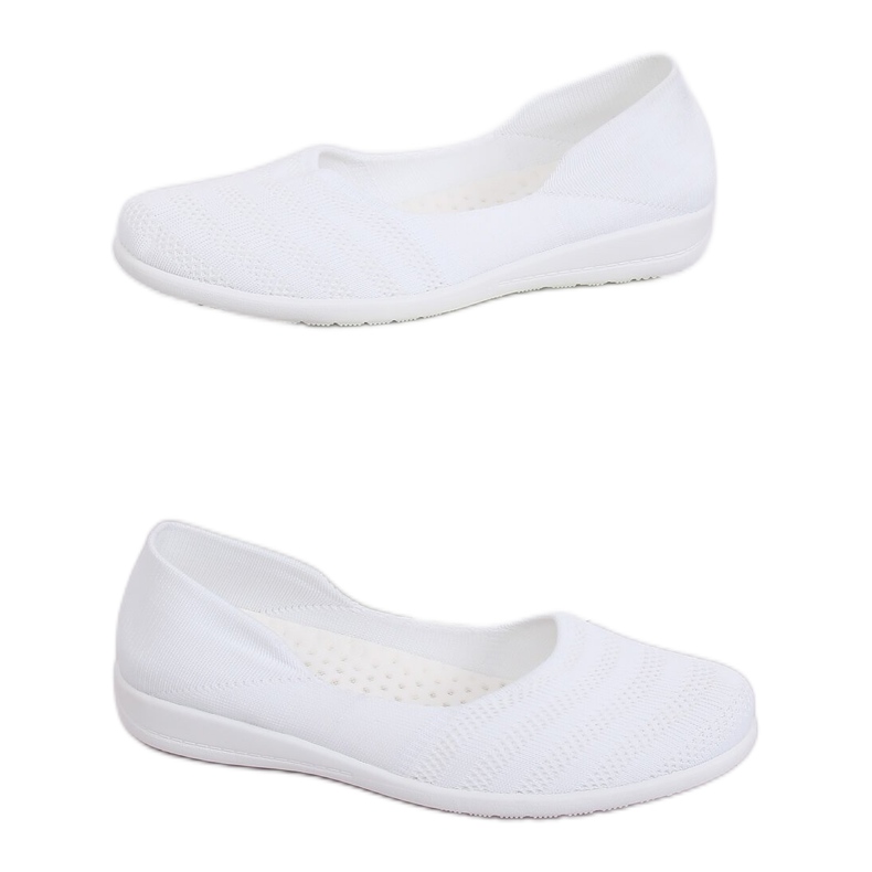 IC03 Fehér hálós balerinák