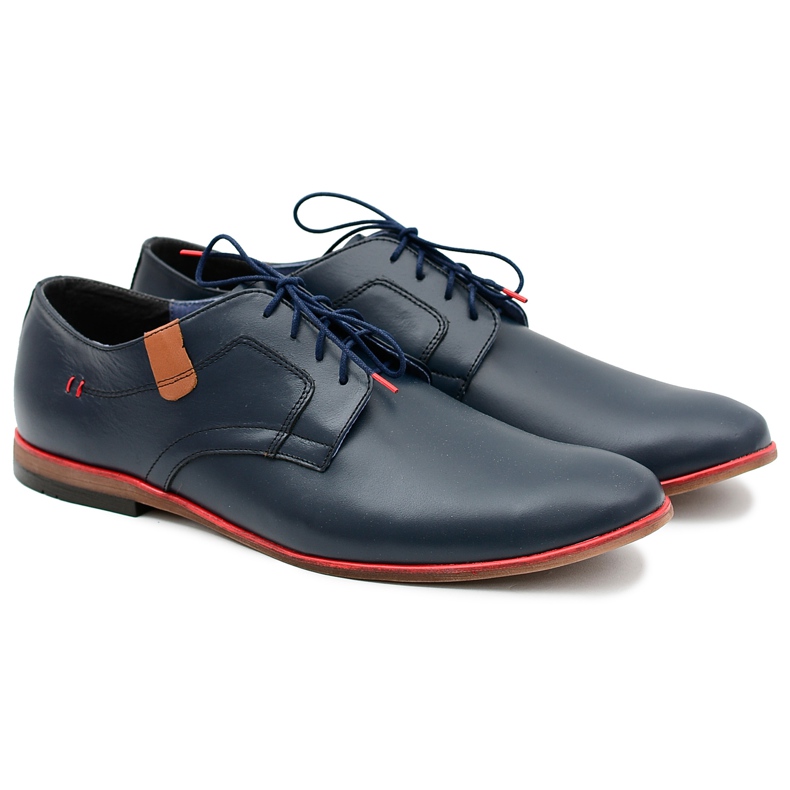 Bednarek Polish Shoes Férfi Brogues Bednarek Elegáns bőr Navy Blue Nikolas sötétkék Bednarek Polish Shoes Férfi Brogues Bednarek Elegáns bőr Navy Blue Nikolas sötétkék