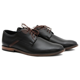 Bednarek Polish Shoes Férfi Brogues Bednarek Elegáns bőr fekete Edgardo