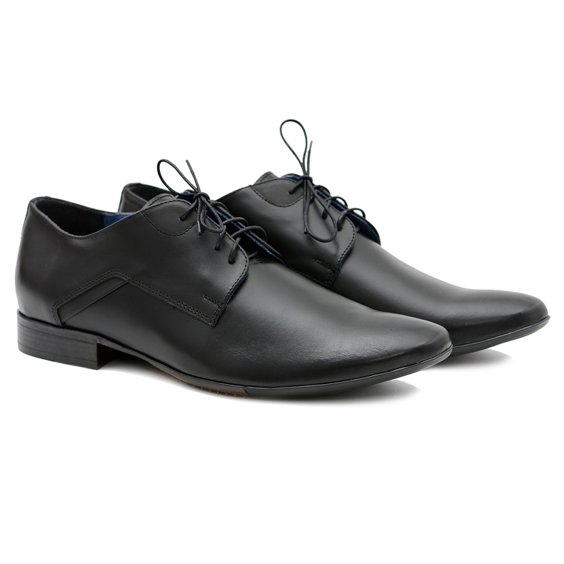 Bednarek Polish Shoes Férfi Brogues Bednarek Elegáns bőr fekete Edmondo