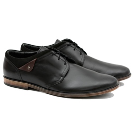 Gejms Férfi fekete Luca bőr cipő