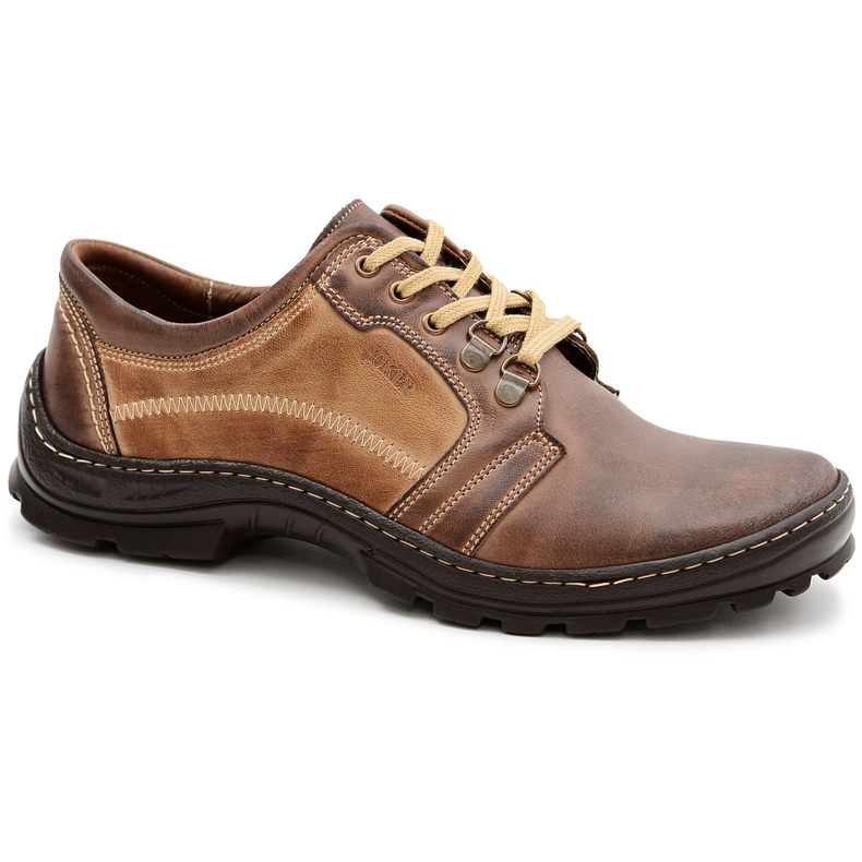 Joker Favello férfi klasszikus bőr barna brogues