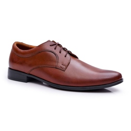 Bednarek Polish Shoes Férfi Brogues Bednarek Elegáns bőrbarna Gaspare