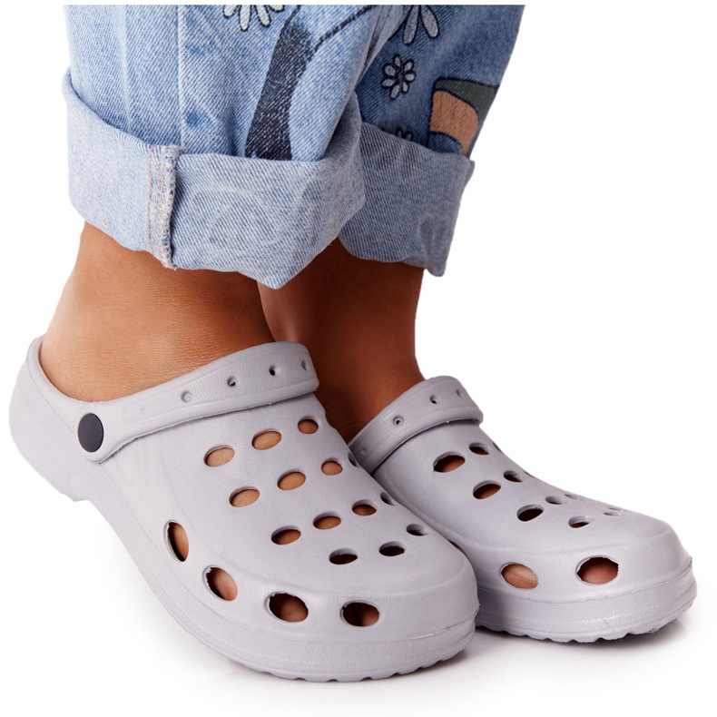 Flameshoes Női szürke hab Eva papucs