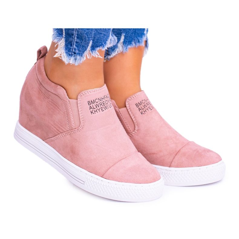 Női Snekers Cipők Lu Boo Slip-on Pink Kaori rózsaszín