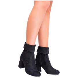 EVE Fekete velúr női csizma egy Dharma poszton