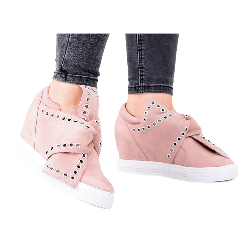 Női cipők Wedge Lu Boo Pink Margo rózsaszín