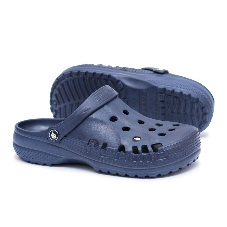 Flameshoes Férfi papucs úszómedencéhez Kroks Eva Navy Blue sötétkék