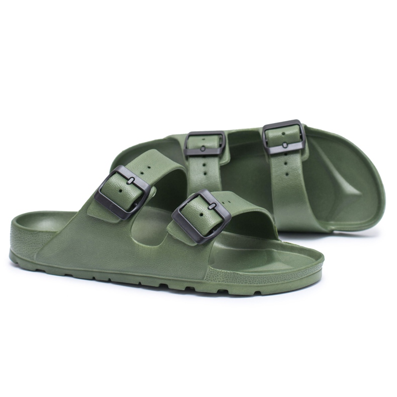 Flameshoes Férfi Olive Garden Light papucs zöld
