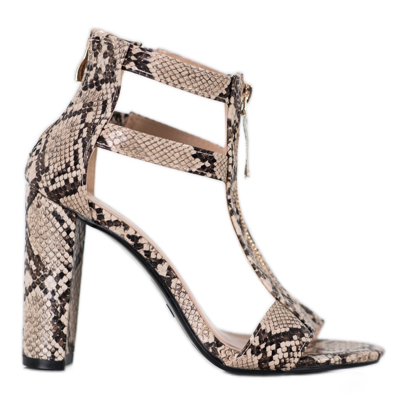 Seastar Szandál cipzárral bézs sokszínű