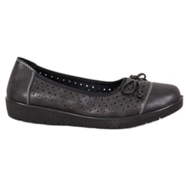 SHELOVET Áttört balerina a Paltformon fekete