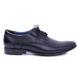 Bednarek Polish Shoes Férfi Brogues Bednarek Elegáns bőr formai cipő Fekete Franko