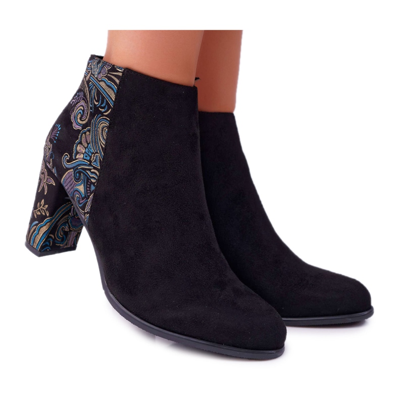 Sergio Leone fekete csizma a poszton Folk Eros Flowers