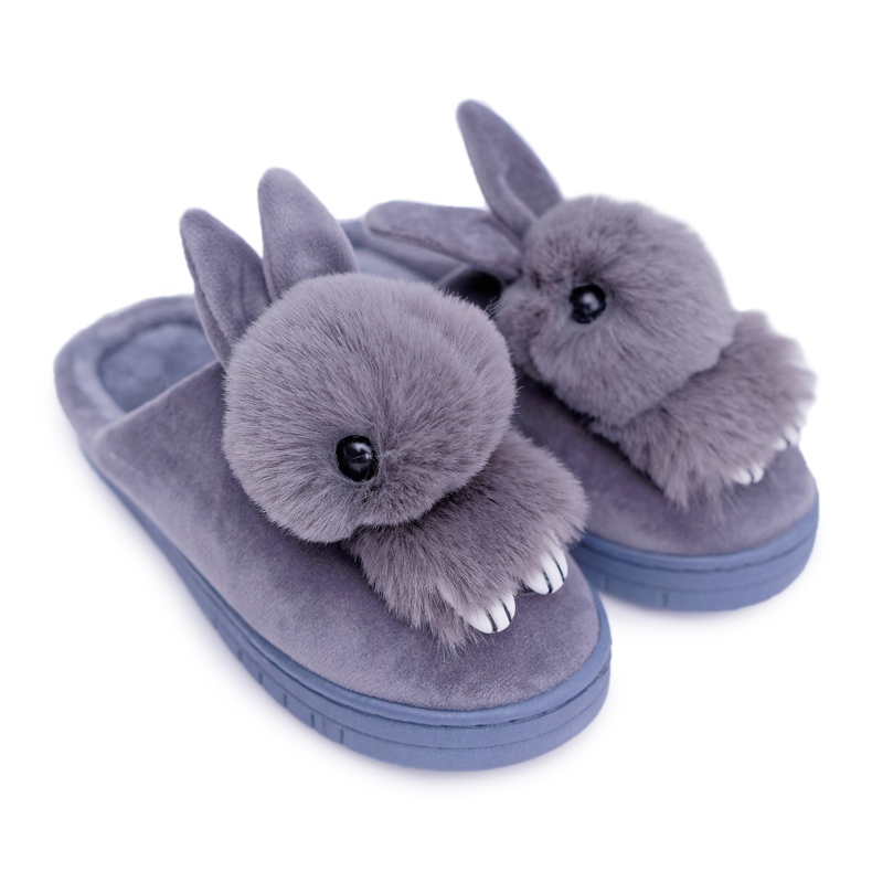 Női klasszikus papucs nyúl szürke Howi Női klasszikus papucs nyúl szürke Howi