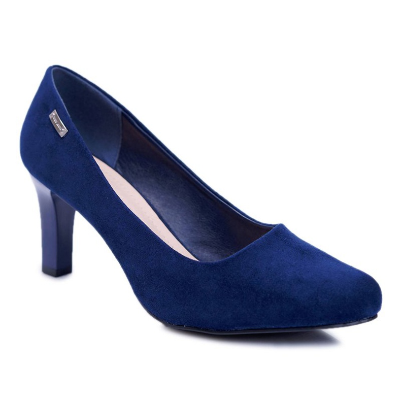 Női szivattyúk Sergio Leone Navy Blue Suede Orsola sötétkék