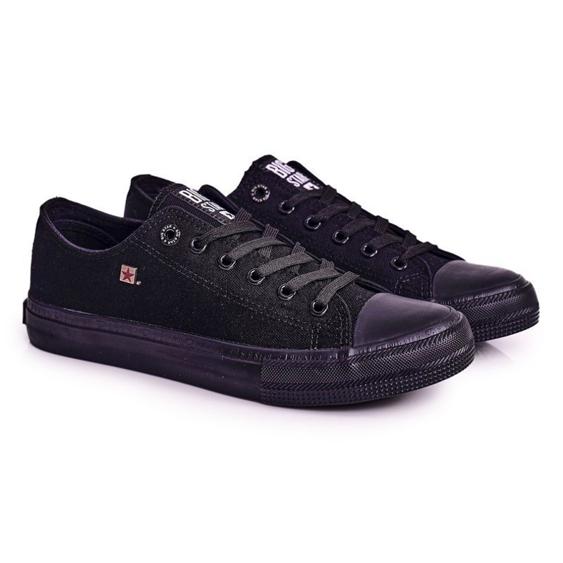 Férfi tornacipő Low Big Star Black AA174009SS19 fekete