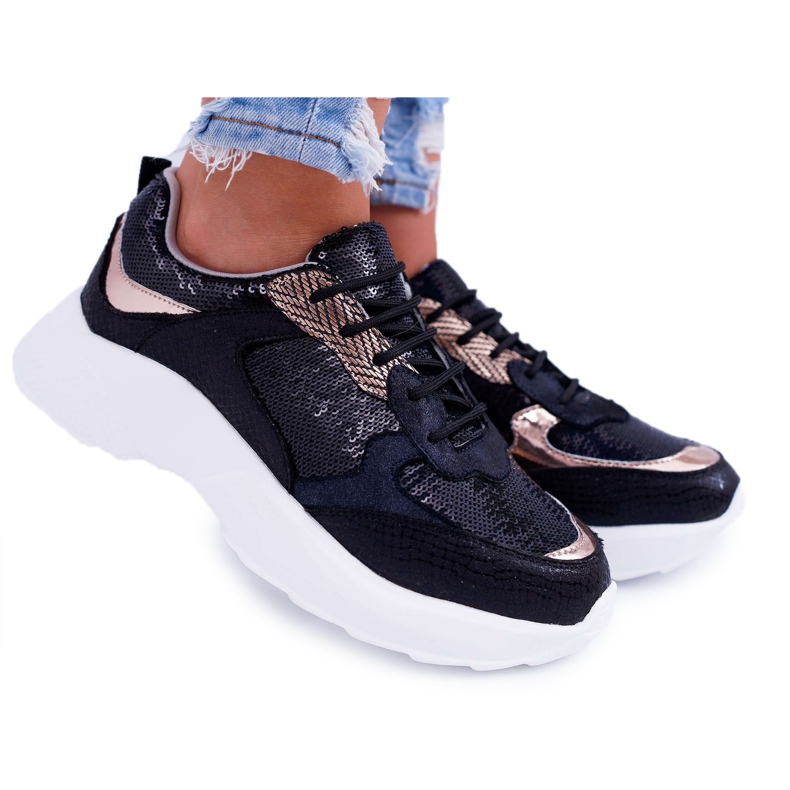 Moow Női sportcipő Fekete Rendy sárga