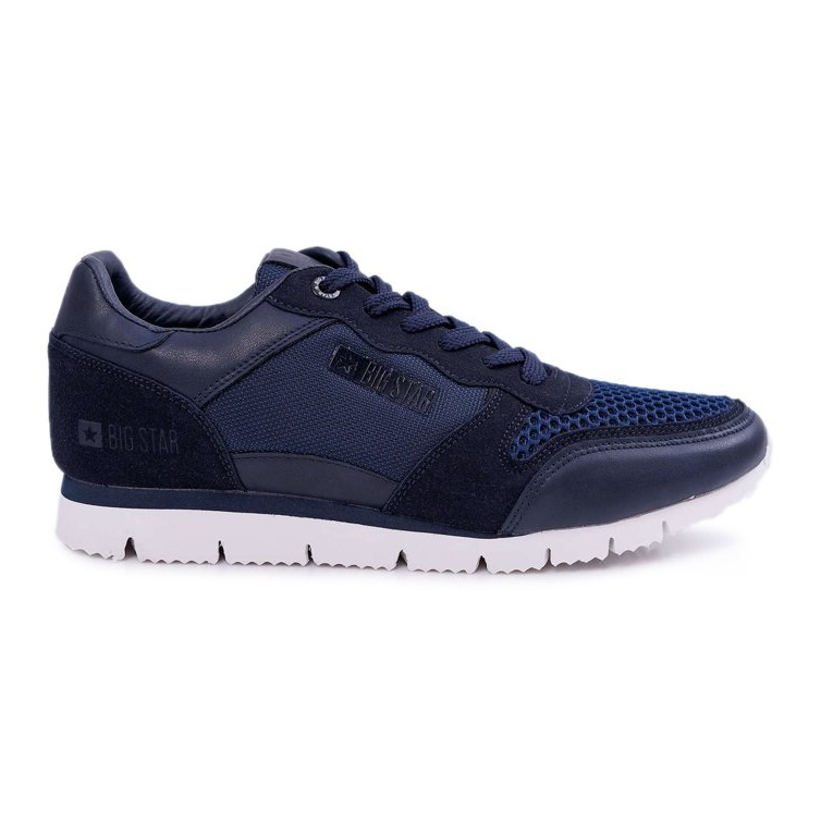 Férfi sportcipő Big Star Navy Blue DD174108 sötétkék