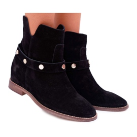 Női csizma Laura Messi 1890 Velúrbőr Fekete Darmah